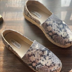 Steve Madden Snake Design Shoes